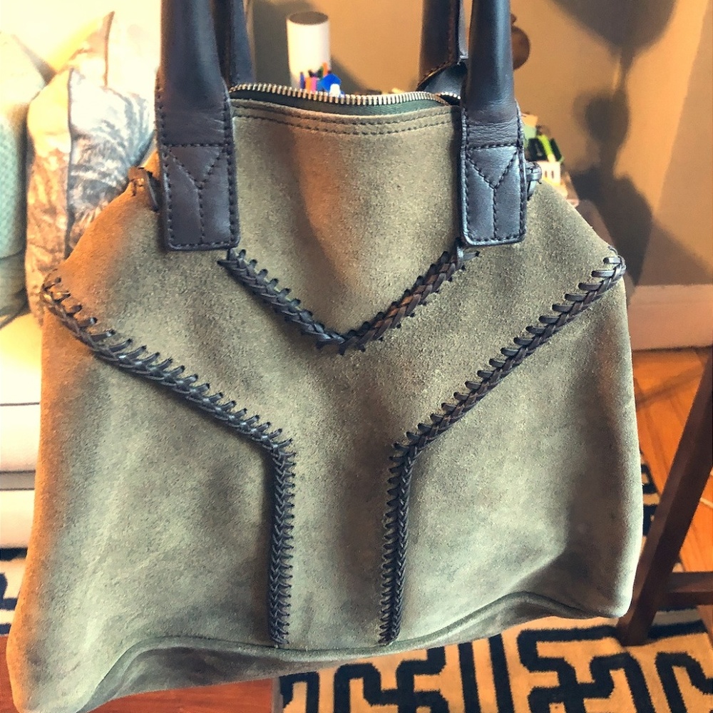 Yves Saint Laurent Suede Handbag